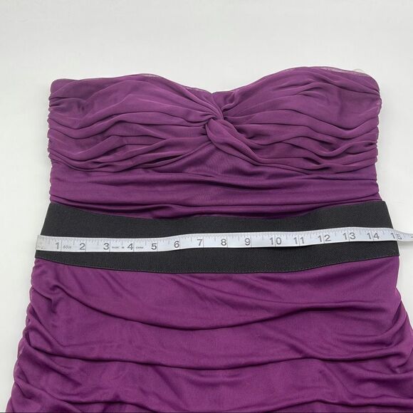 Alyn Paige Strapless Ruched Bodycon Dress Sz 11/12 - Picture 11 of 16